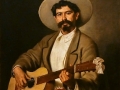 El guitarrista toluqueño, 1877, Felipe Santiago Gutiérrez, óleo sobre tela, colección privada.